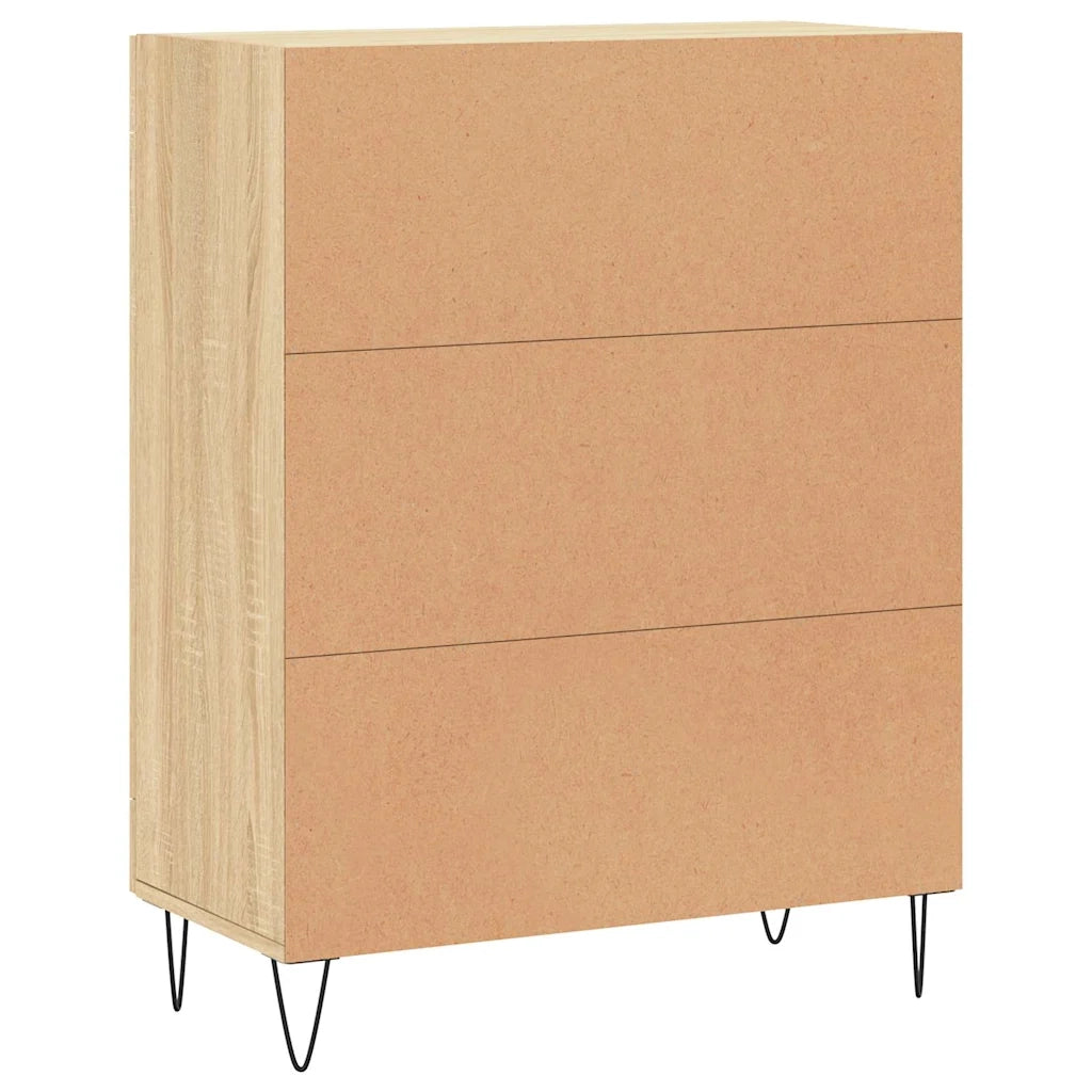 vidaXL Credenza Rovere Sonoma 69,5x34x90 cm in Legno Multistrato