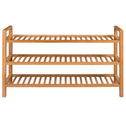 Scarpiera con 3 Ripiani 100x27x60 cm in Massello di Rovere 244209