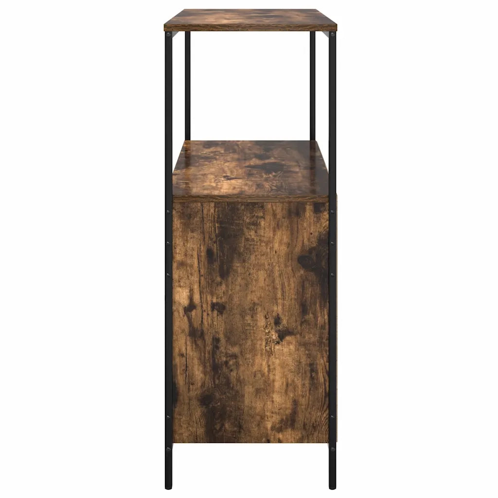 Mobile da Bagno con Ripiani Rovere Fumo 76,5x35x95 cm 861919