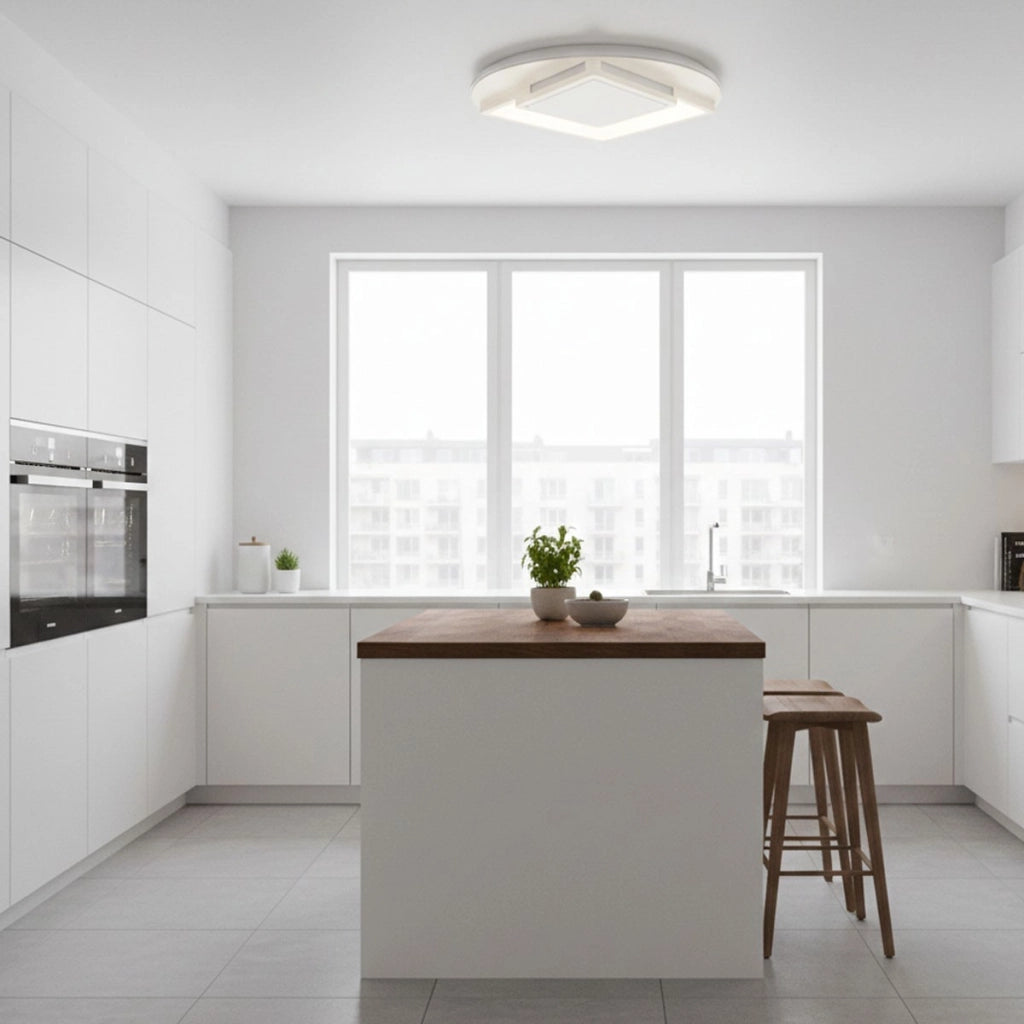 PLAFONIERA LED 36W 3CCT 3000K 4000K 6500K 4400LM DESIGN GEOMETRICO 33CM ET-31641