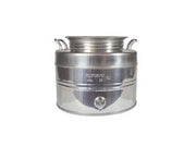 FUSTO INOX PER OLIO GRAFFATO LT.10  ø mm.310x240h.    MAFFEI