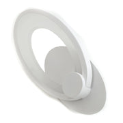 Trade Shop - Lampada Applique Led Parete Muro Ovale 10w Driver Incluso 220v Luce Fredda 6500k -