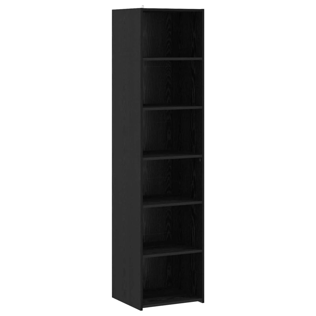 Credenza Rovere Nero 45 x 41 x 185 cm Legno ingegnerizzato 3443783