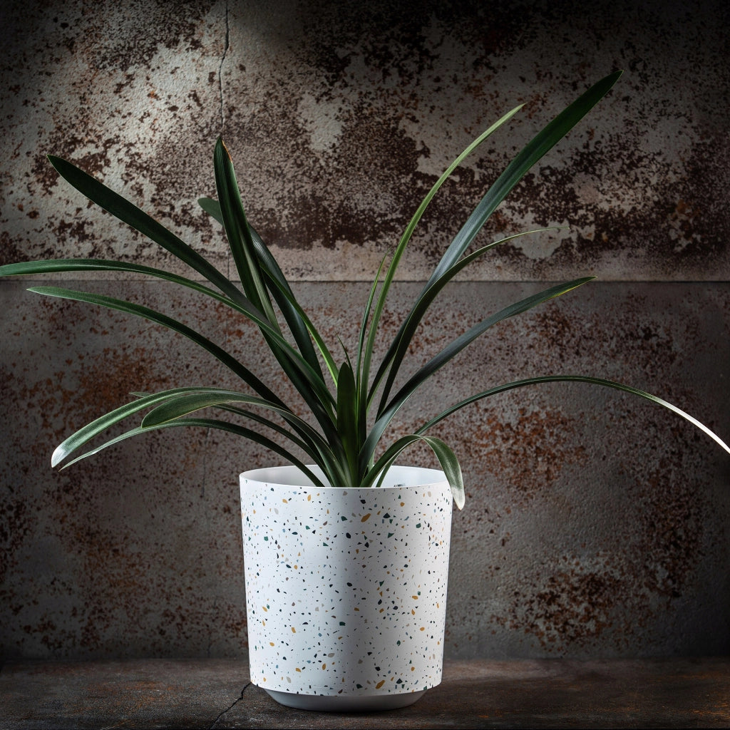 Copertura in plastica per vaso da fiori KADAX, per vaso rotondo in terrazzo da 19 cm
