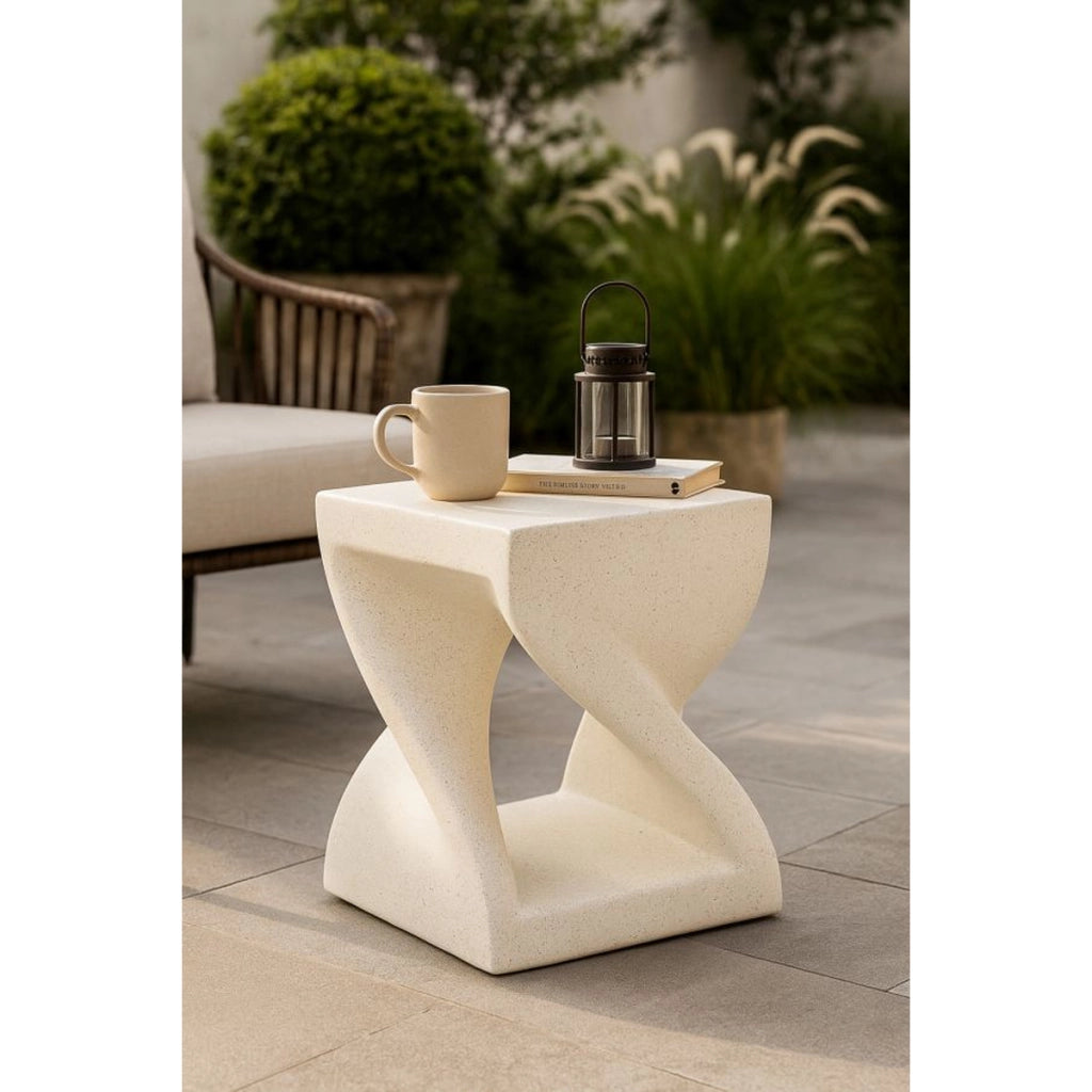 Tavolino VKH1074, Beige, MgO, 34x34x45 cm