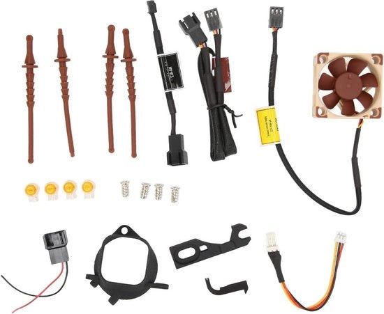 Ventilatore Silenzioso 3-Pin 5V con Kit di Montaggio 3D per Dreamcast - Ventilatori NF-A4x10 5V