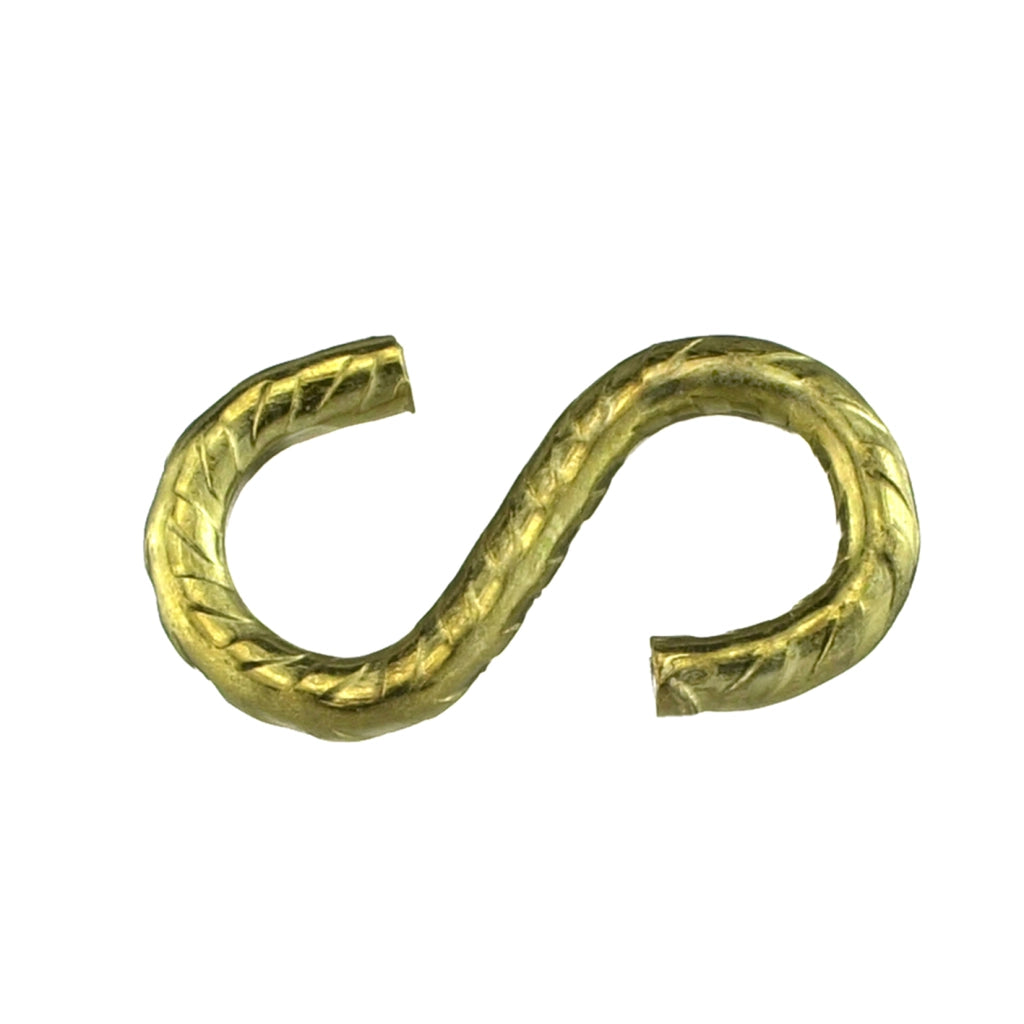 Ganci a "S" aperti rustici 3,8x40 mm. - 2 pz.
