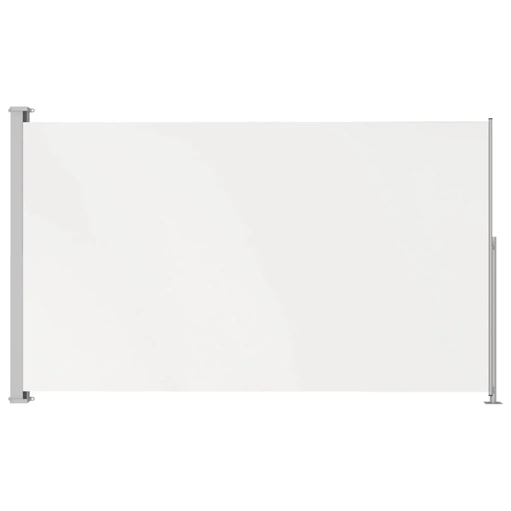 Tenda da sole parasole laterale retrattile per patio giardino terrazza balcone schermo di protezione visiva 220 x 300 cm crema 02_0007370