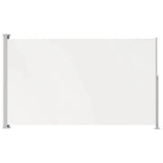 Tenda da sole parasole laterale retrattile per patio giardino terrazza balcone schermo di protezione visiva 220 x 300 cm crema 02_0007370
