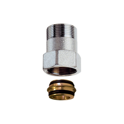 PROLUNGA DIRITTA CROMATA FIL. 24X19- Lungh. 30 mm- FAR- pezzi 1