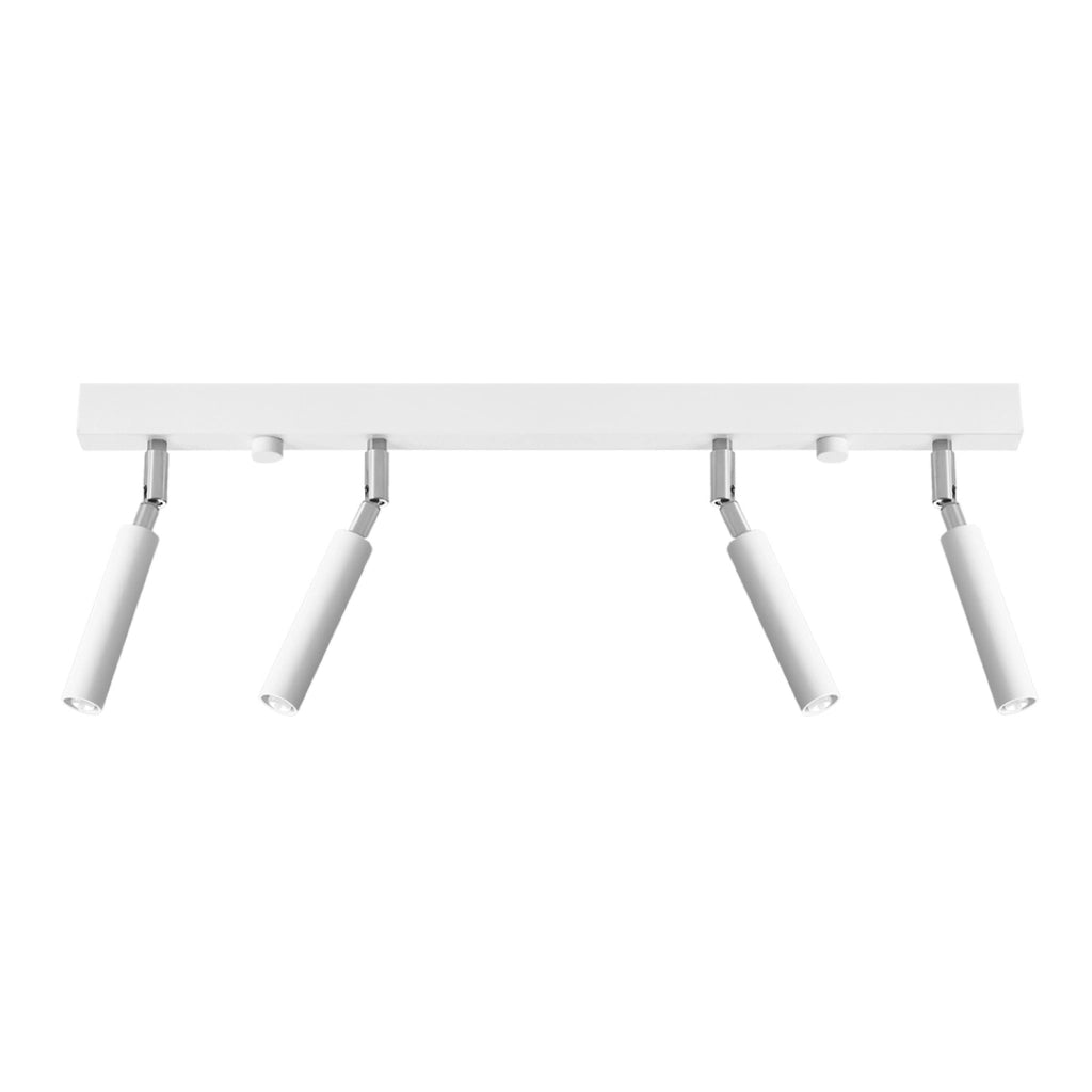 Plafoniera OPTIMA 4 faretti bianco/cromo Pure Lume PU.0905