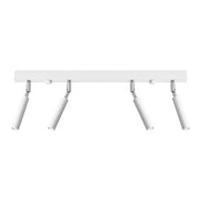 Plafoniera OPTIMA 4 faretti bianco/cromo Pure Lume PU.0905