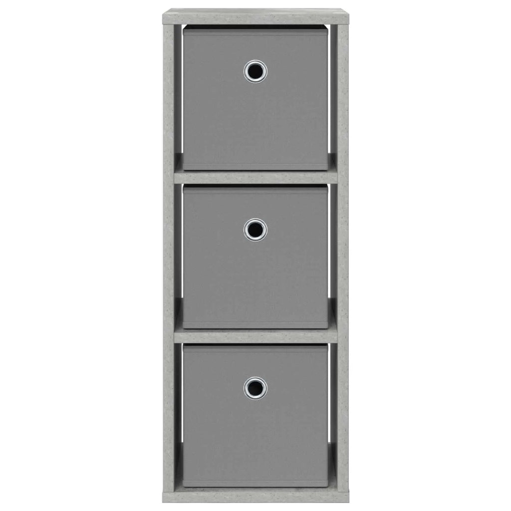Credenza con cassetto Grigio cemento 25,5 x 22 x 69,5 cm 8000551