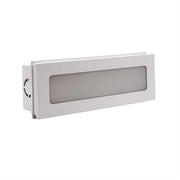 Segnapasso LED 6W da Muro 220V IP65 Bianco Opaco Incasso 506 Luce CCT Switch 3000K-4200K-6400K