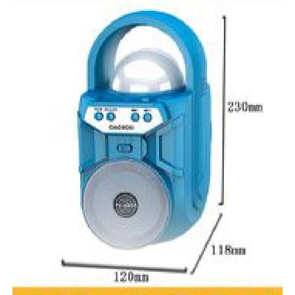 Trade Shop - Cassa Speaker Altoparlante Bluetooth Portatile Tx-9825 Fm Tf Usb Aux Ricaricabile -