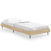 Letto singolo | Letto per adulti | Giroletto senza Materasso Rovere Sonoma 75x190 cm in Truciolato