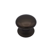 Pomolo fisso per porta SAGUATTI 173/70IB in alluminio marrone opaco