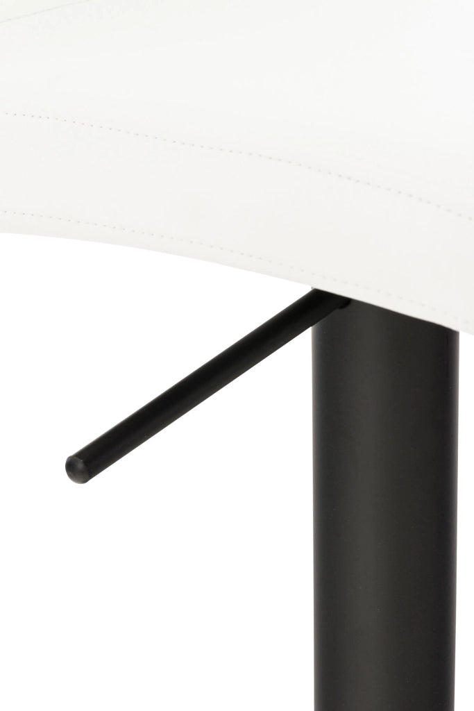 2er Set Barhocker Cadiz Kunstleder schwarz