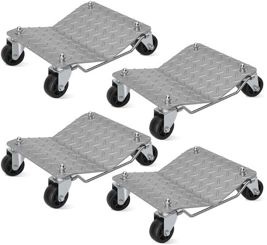 Sostituti di auto 4 pezzi Car dollies con capacità di 500 kg