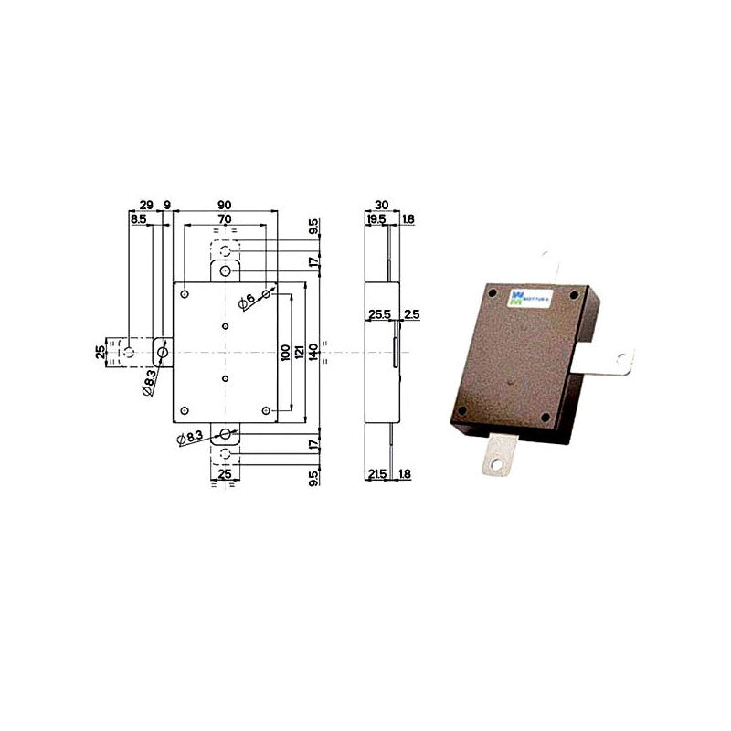 Deviatore Quintuplice 96145 Mottura