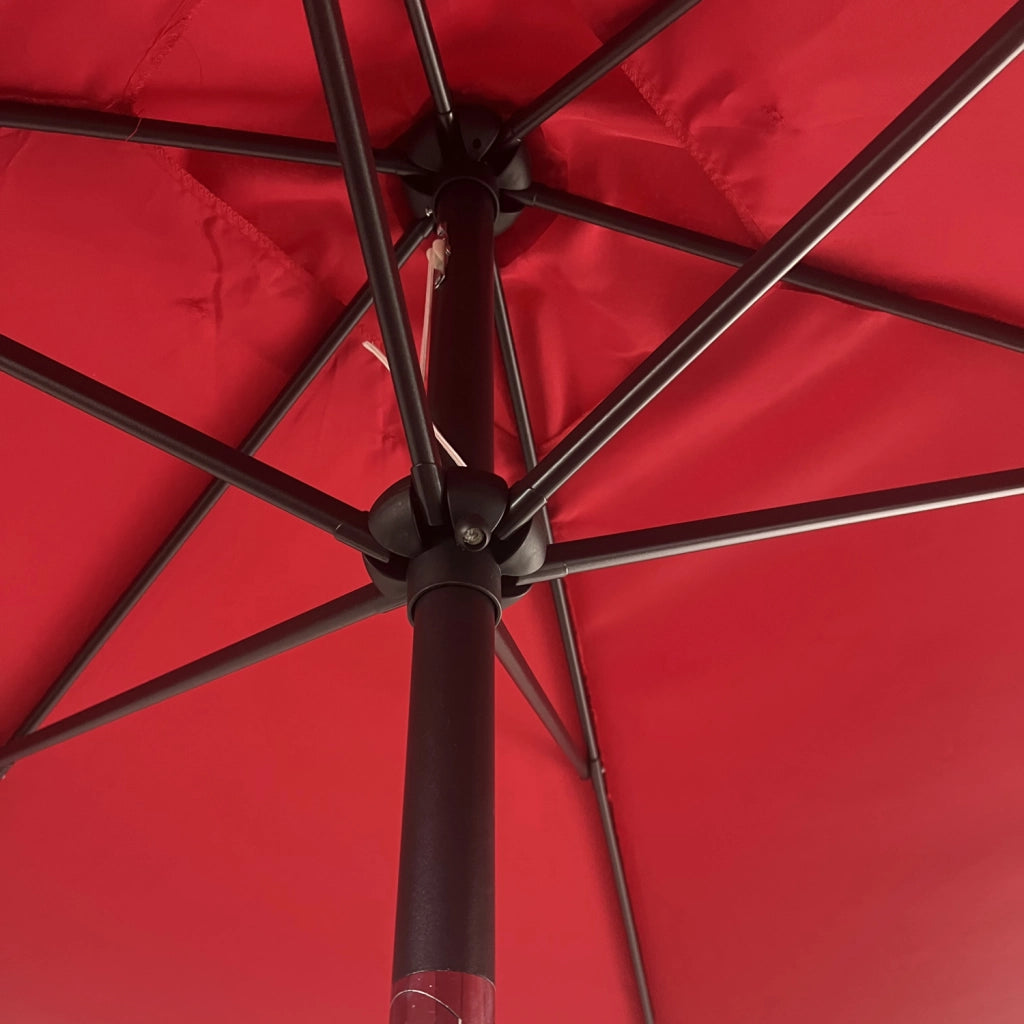HAPUNAOmbrello rettangolare diritto 2x3m rosso