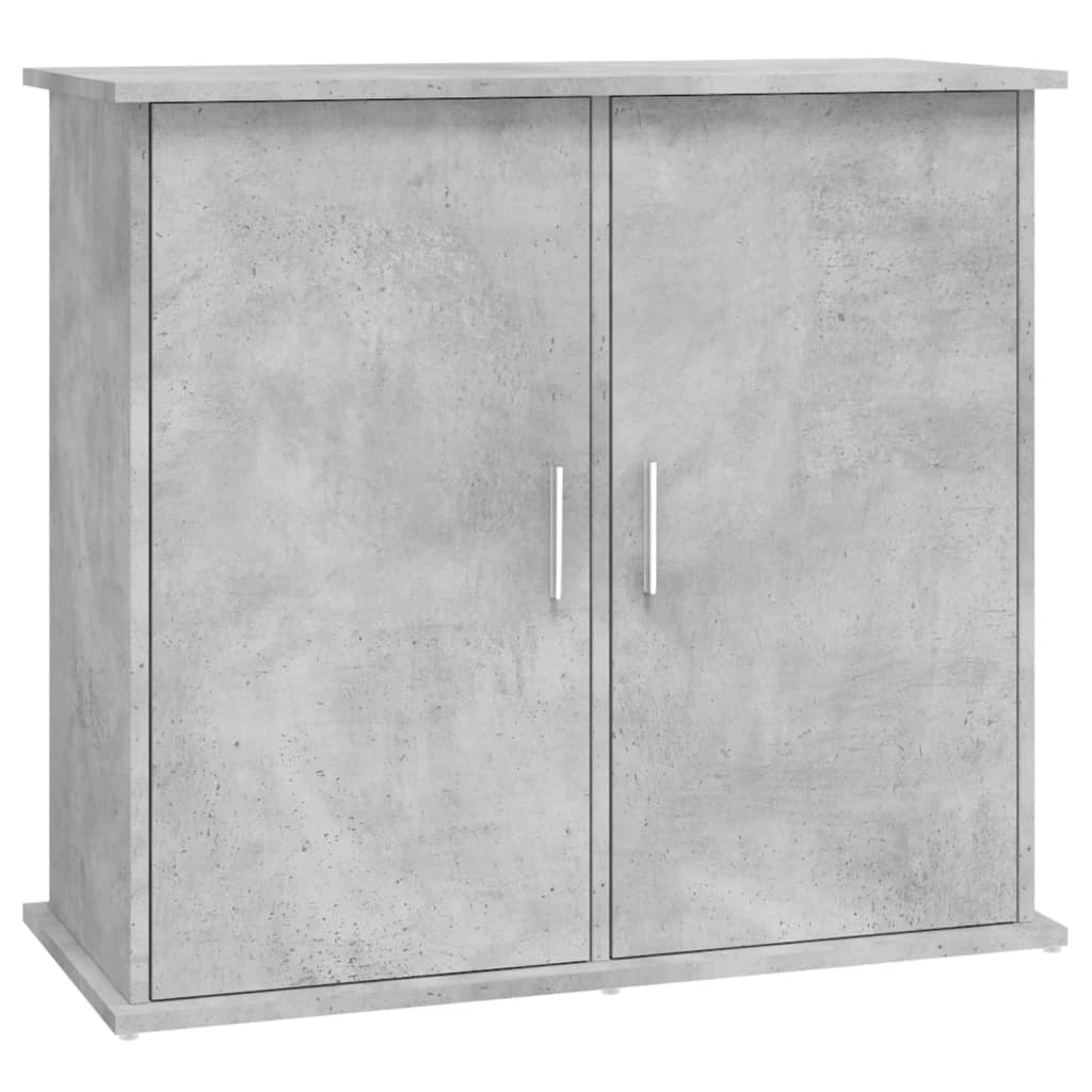 Base per mobiletto per acquario 81 x 36 x 73 cm legno ingegnerizzato grigio 02_0045077