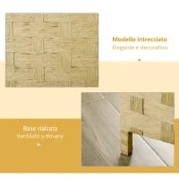 Paravento Separé da Interno a 4 Ante in Legno, Pieghevole e Salvaspazio Altezza 170cm, Marrone
