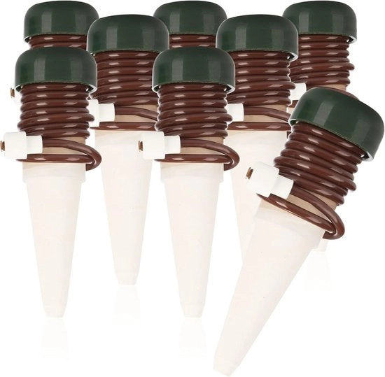Sistema di Irrigazione Automatico per Piante da Interno - 8x Gocce di Irrigazione con Tubo per Dono d'Acqua Efficiente