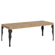 Tavolo allungabile 180/440x90 cm Paxon Premium quercia natura gambe antracite