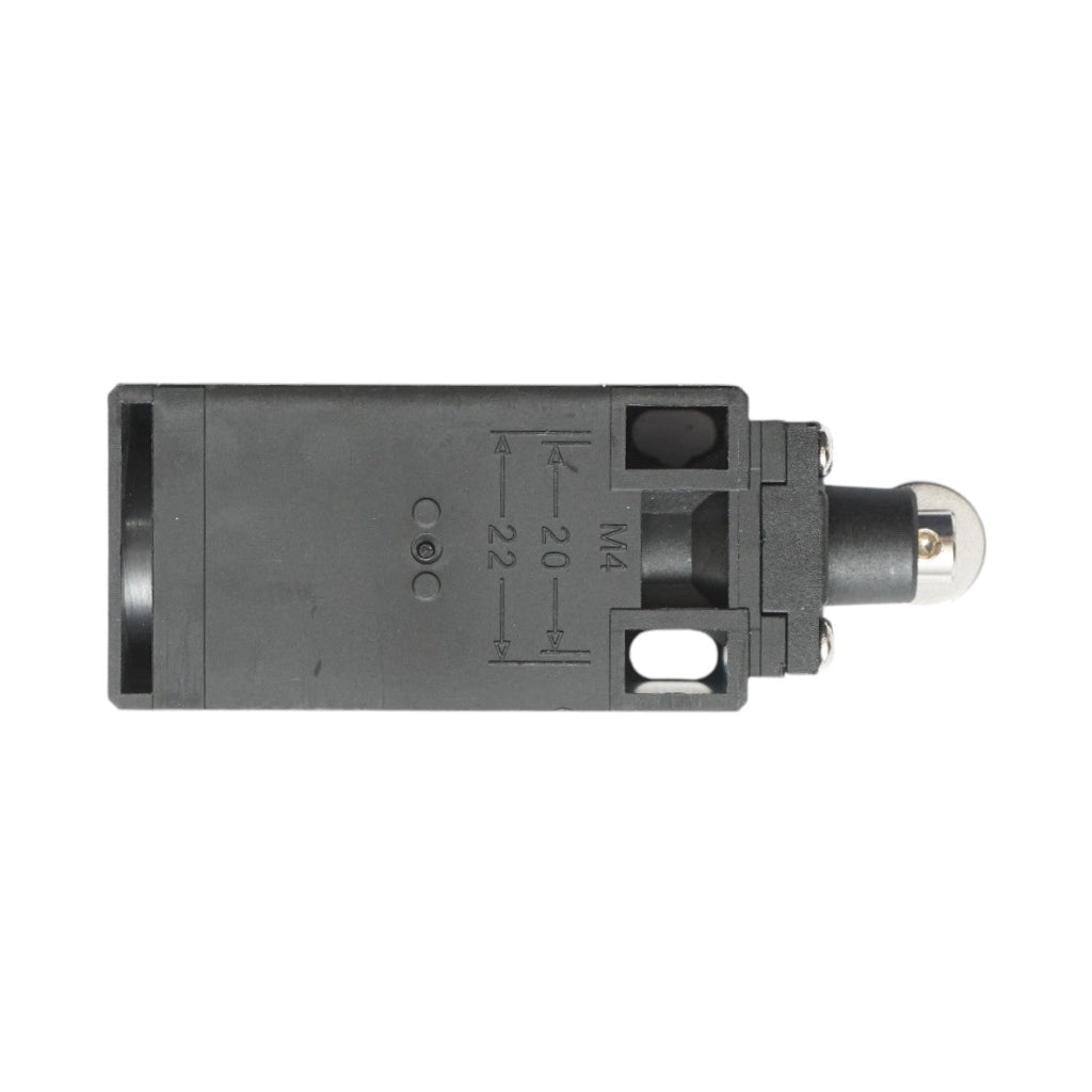 Finecorsa con attuatore a pistone e rullo orizzontale 250V/380V, 10A IP65 Breckner Germany