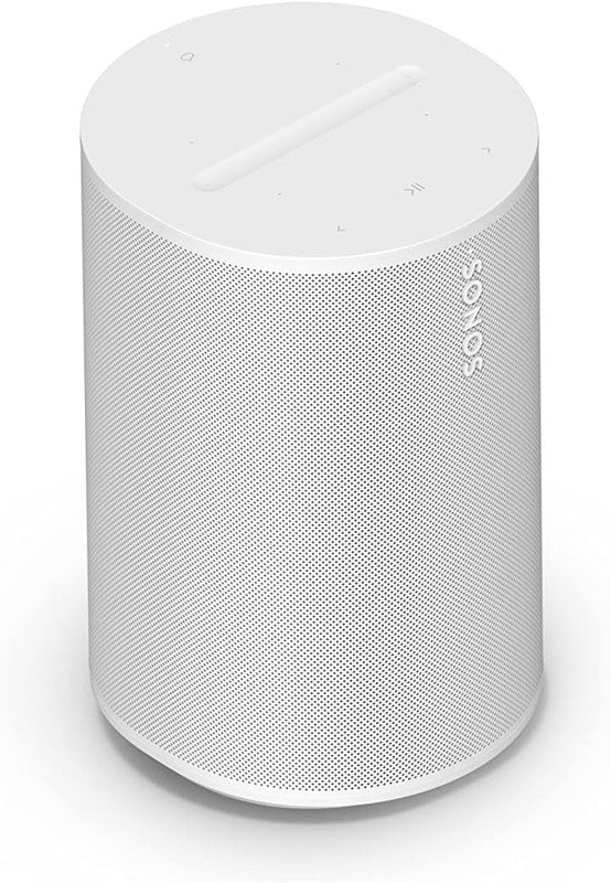 Sonos Era 100, smart speaker altoparlante Wi-Fi, Bluetooth e line-in 3,5mm, Alexa integrata e Air Play 2, Trueplay, Bianco