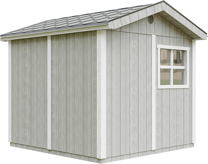 Casetta da giardino di qualit? premium 5,9 m² - H252x250x294 cm - Timbela M913A-TUNDRA GREY