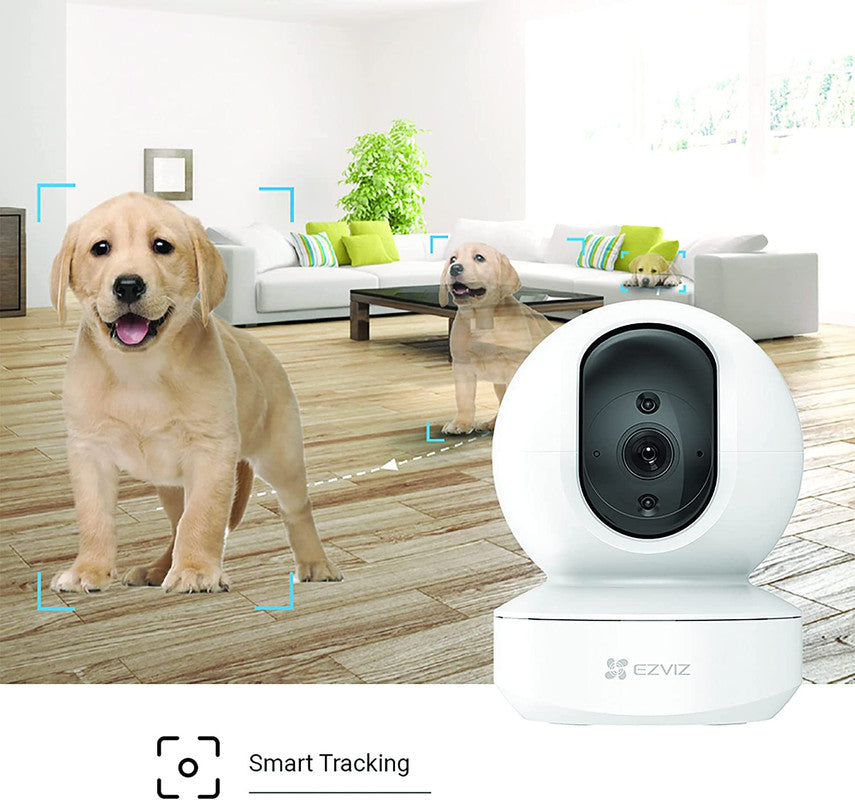 Telecamera Wi-Fi Interno 4Mp, Videocamera Sorveglianza, Motorizzata a 360¬∞, Audio a due vie EZVIZ TY1