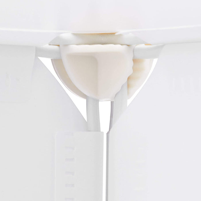 Armadio guardaroba con scaffale cubo 15 scarpiere in plastica componibili bianco 13_0001075_2