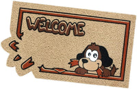 Zerbino Ingresso Antiscivolo Asciugapassi Entrata Assorbente Rettangolare 40X70 cm Dis.N