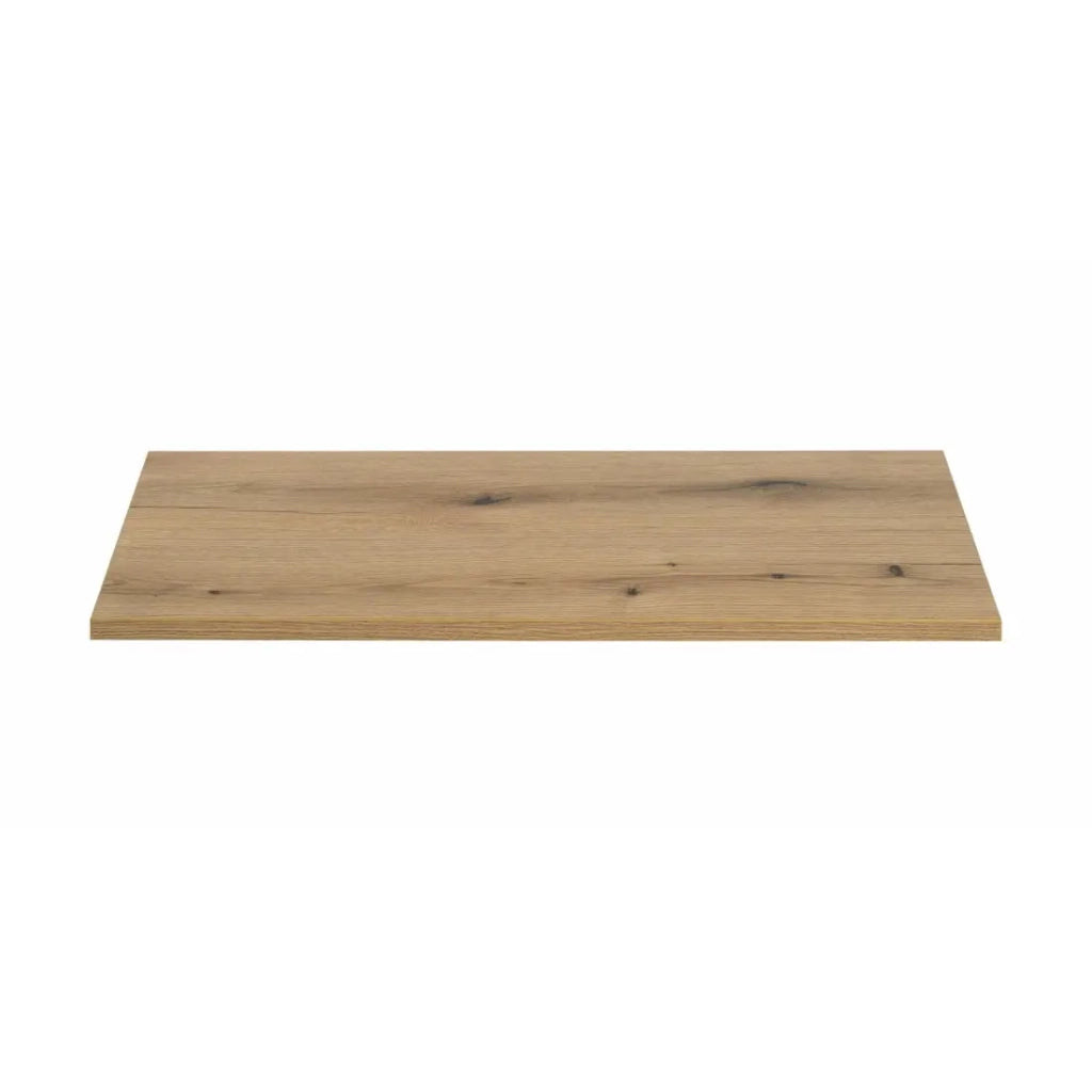 Piano lavabo VANO – Colore quercia – L100 × P40 × H2 cm – Da appoggiare