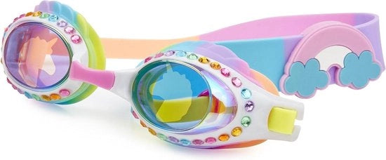 Zwembril con tema unicornio - glitter rosso - Bling2o