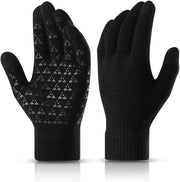 Guanti invernali premium per schermo touch, manica a maglia calda per attività outdoor, unisex, impermeabili e confortevoli