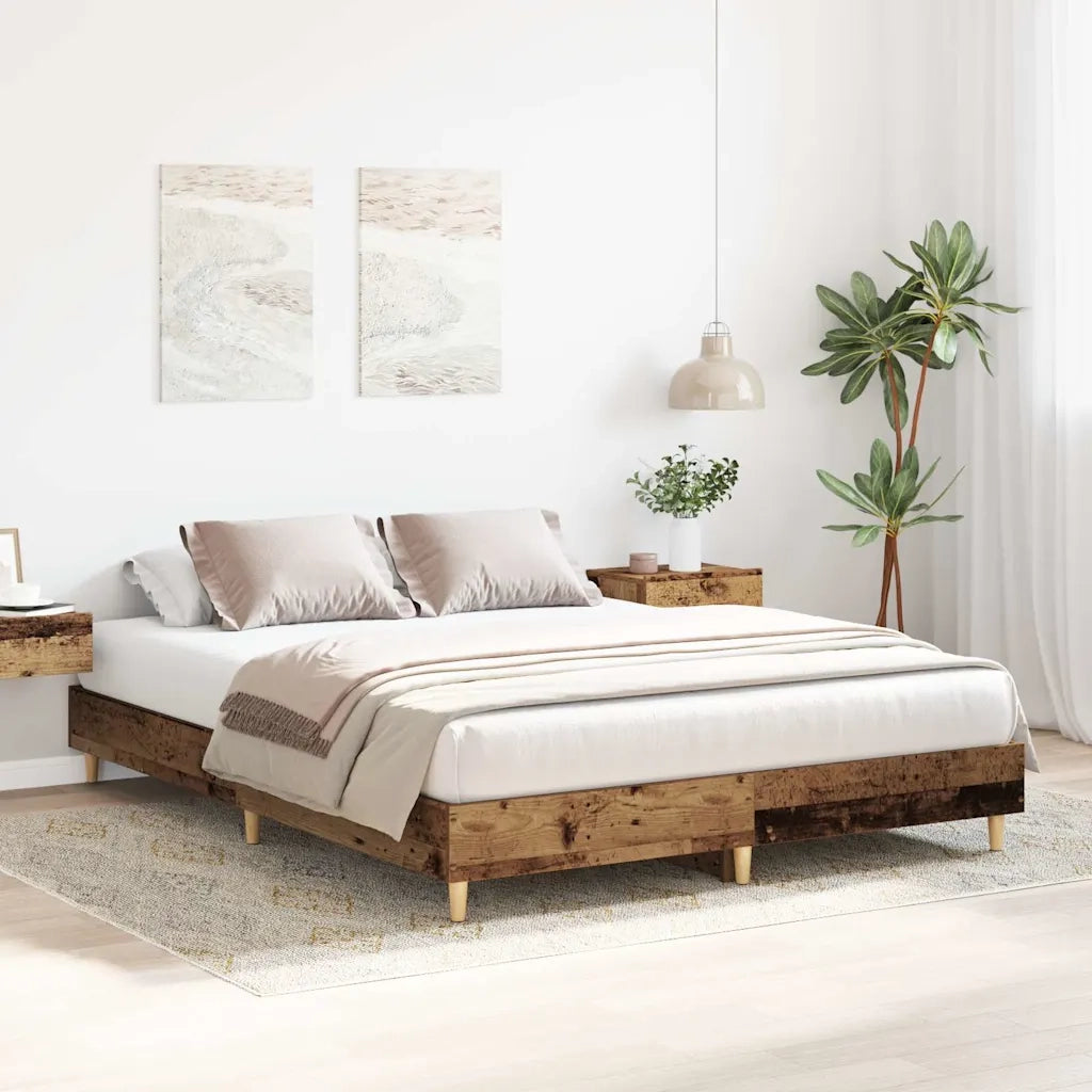 Giroletto senza Materasso Legno Antico 140x200 cm in Truciolato 3328724