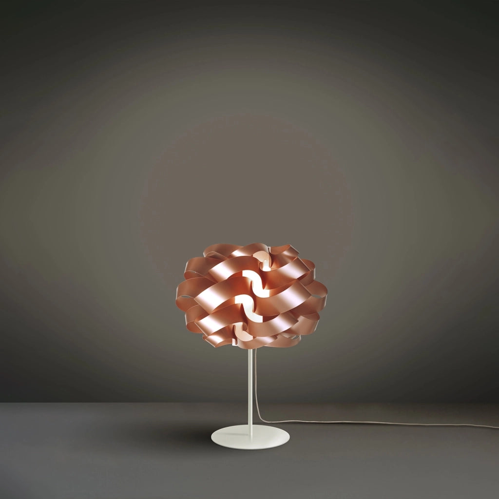 Lampada Da Scrivania-Ufficio Moderna Cloud Polilux ® Rame E Metallo 1 Luce E14