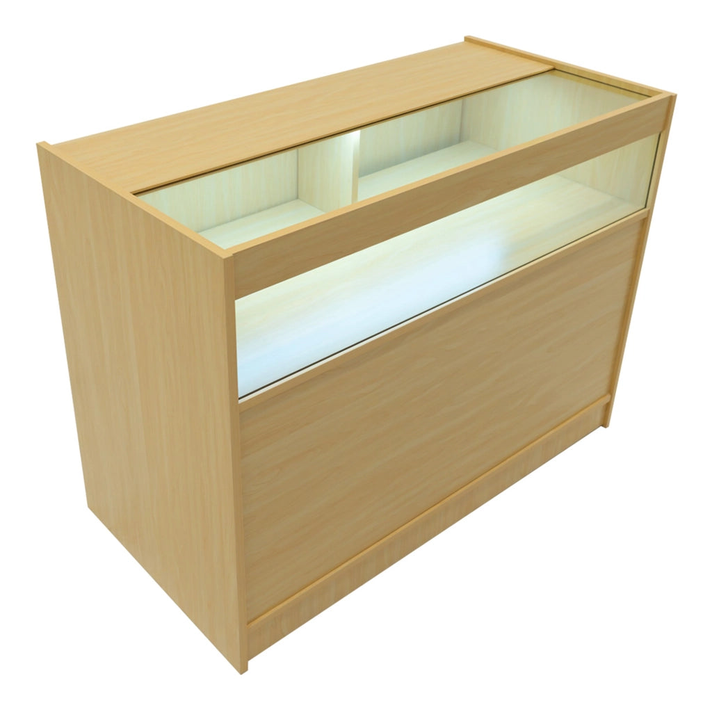 Set Banconi Acero Triton LED K1200 B1200 CM60 con Serratura e Ripiani