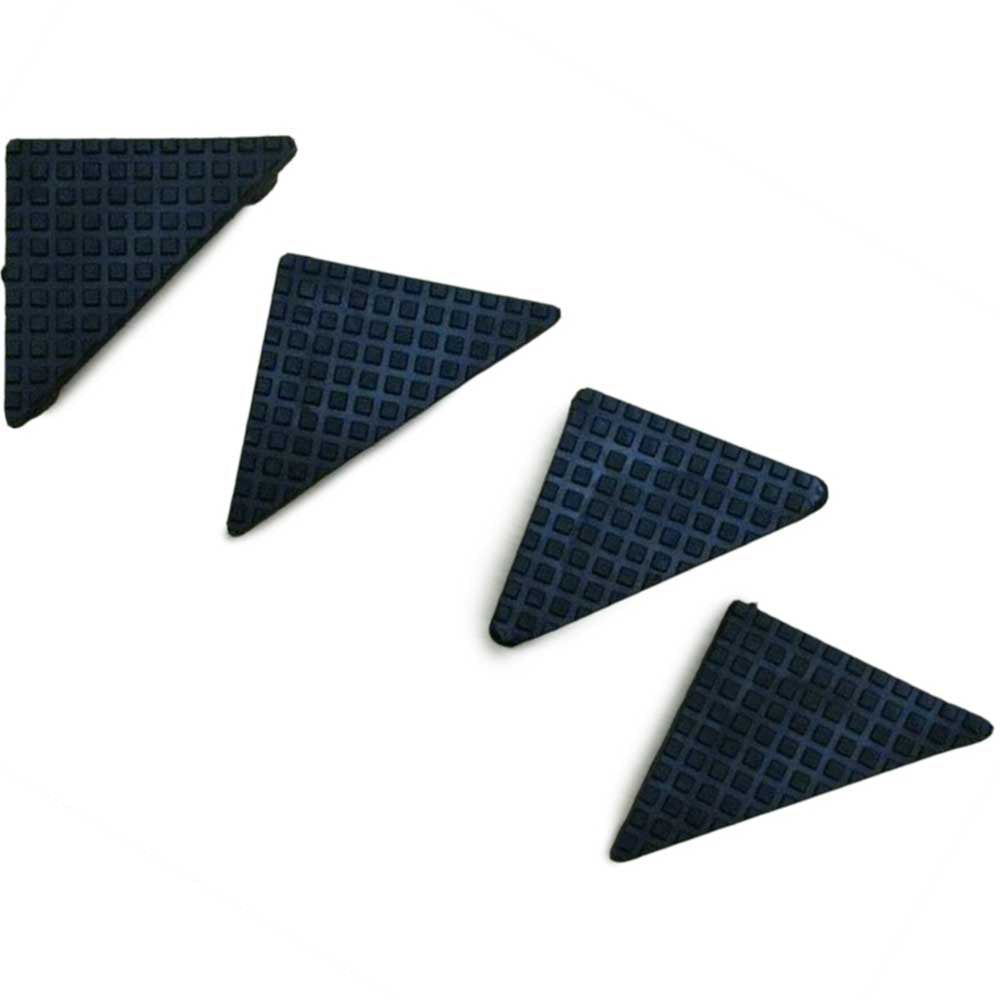 4 Piedini di Gomma di Ricambio per Scaffali Q-Rax per Protezione Pavimento