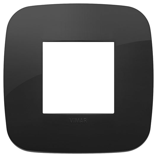 VIMAR Placca Round 2M nero - 19672.81