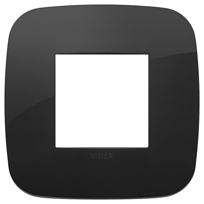 VIMAR Placca Round 2M nero - 19672.81