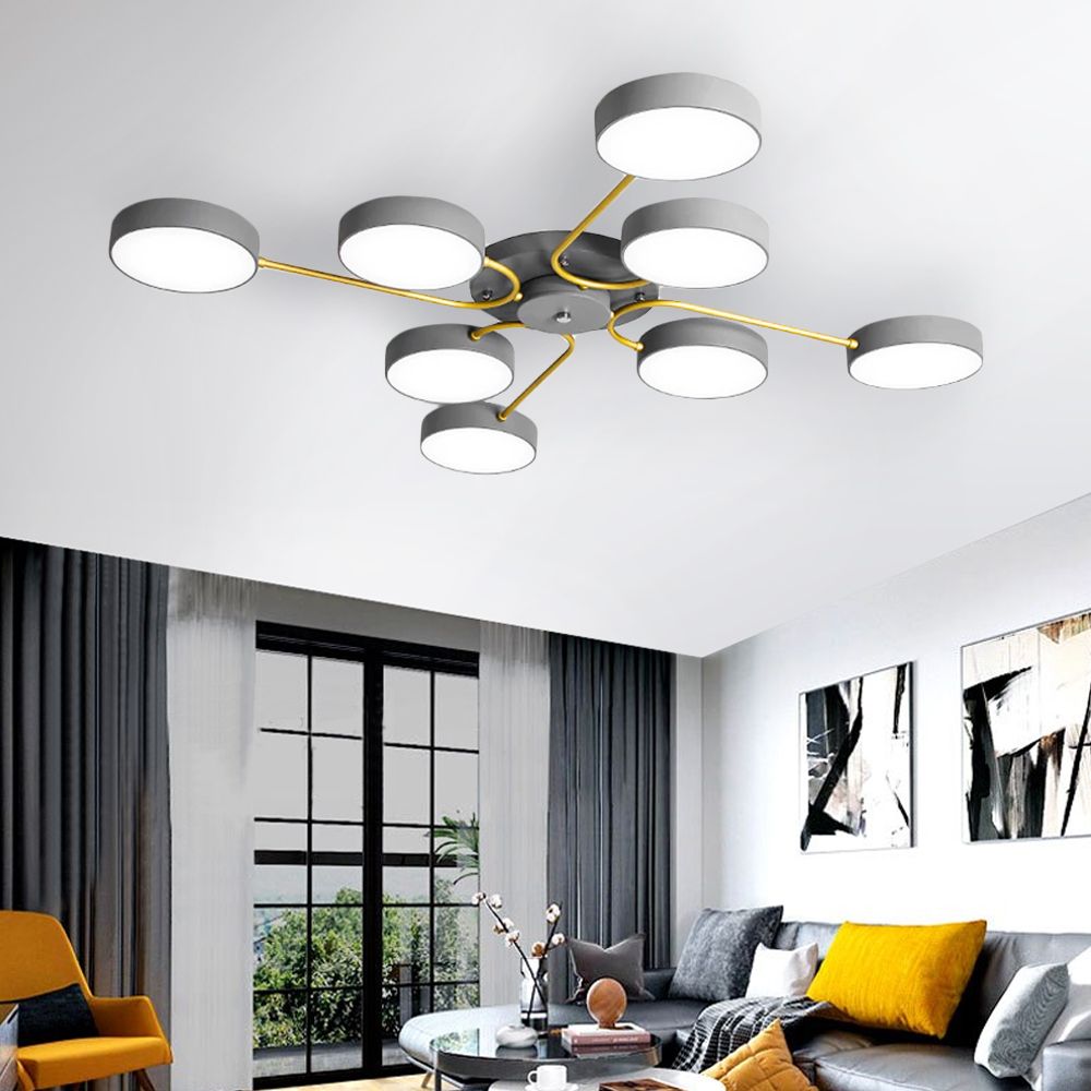 Lampada Da Soffitto Grey APP532-8C