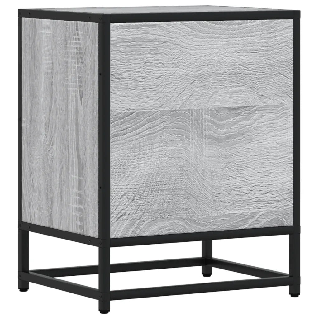 Comodini 2 pz Grigio Sonoma 40x31x50 cm in Truciolato 848681