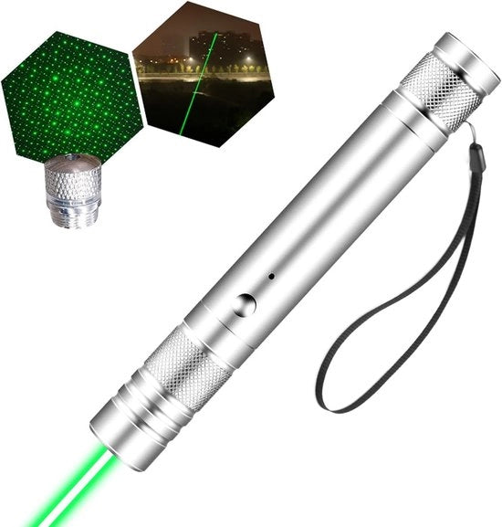 Lanterna portatile High-Power, luce verde a lunga portata, piccola torcia multifunzionale super luminosa, adatta per insegnanti, venditori, campeggiatori, pattuglie, escursionisti