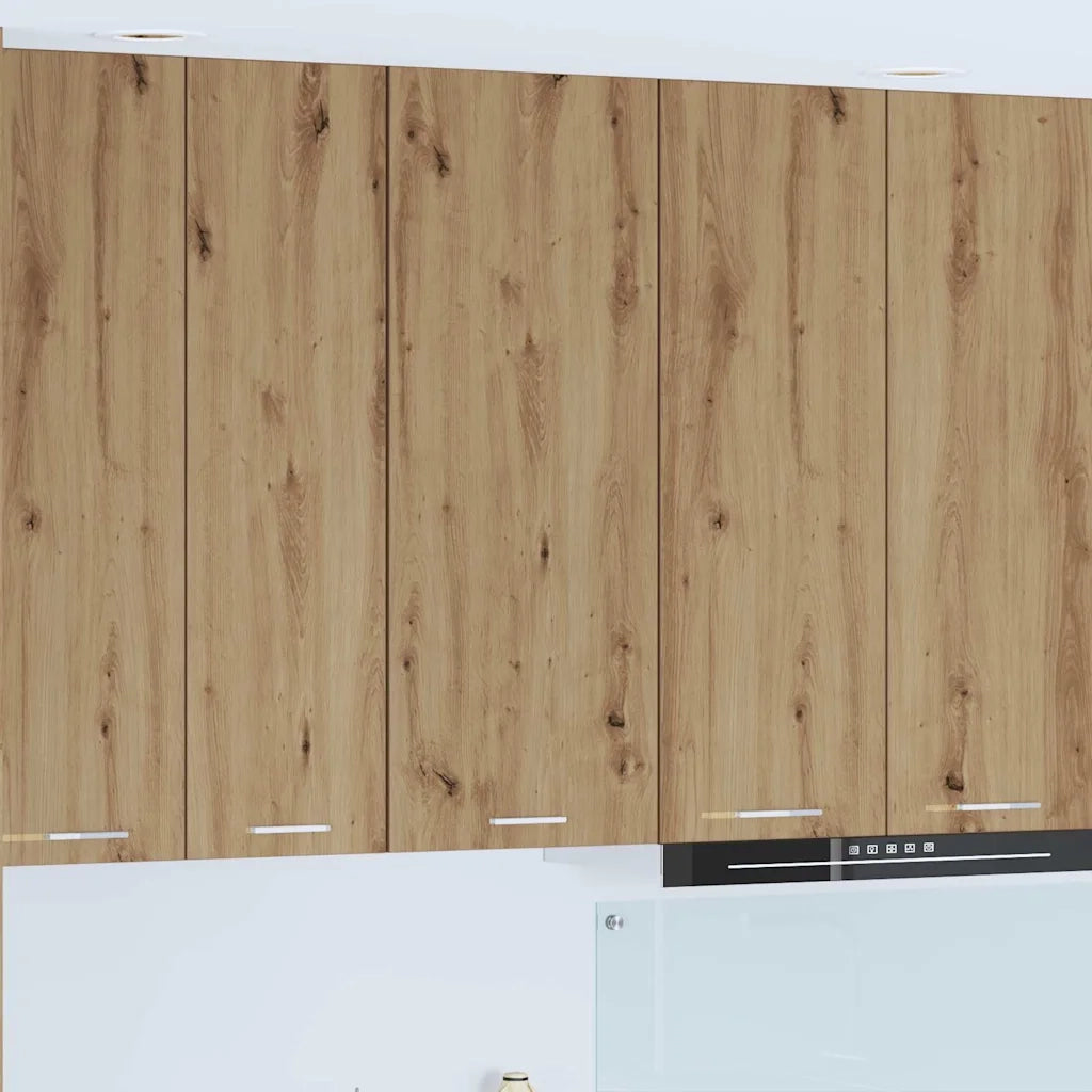 Armadio pensile con porta Rovere artigianale 40 x 31 x 100 cm 884345