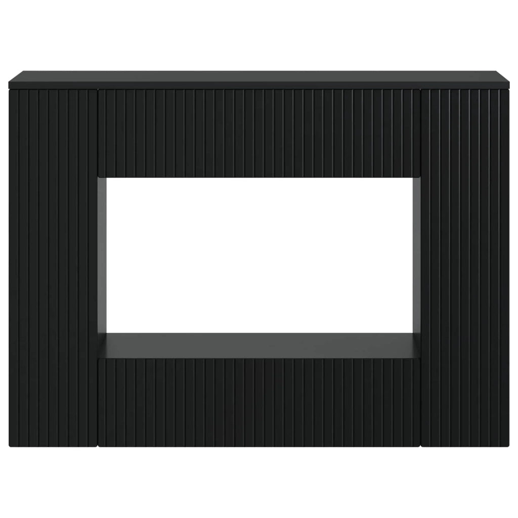 Tavolo consolle Nero 101 x 29 x 74 cm Legno ingegnerizzato