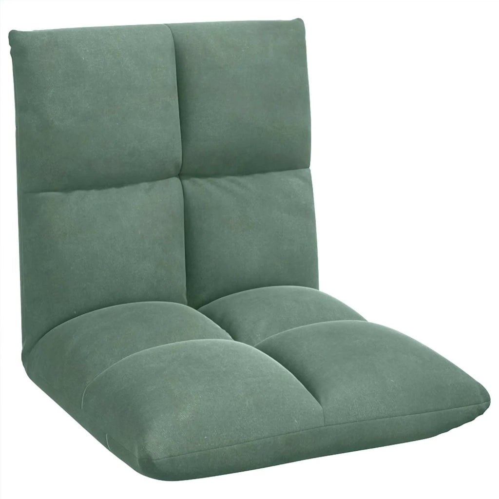 Sedia da Pavimento Verde Mare 50 x 61 x 57 cm Velluto 42028158
